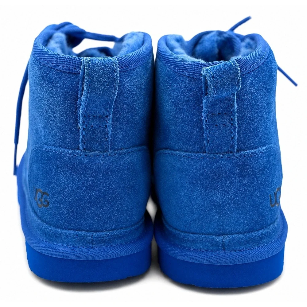 UGG Neumel II Big Kids 6 Women's 7.5 Dive Blue Suede Chukka Ankle Boots 1017320K